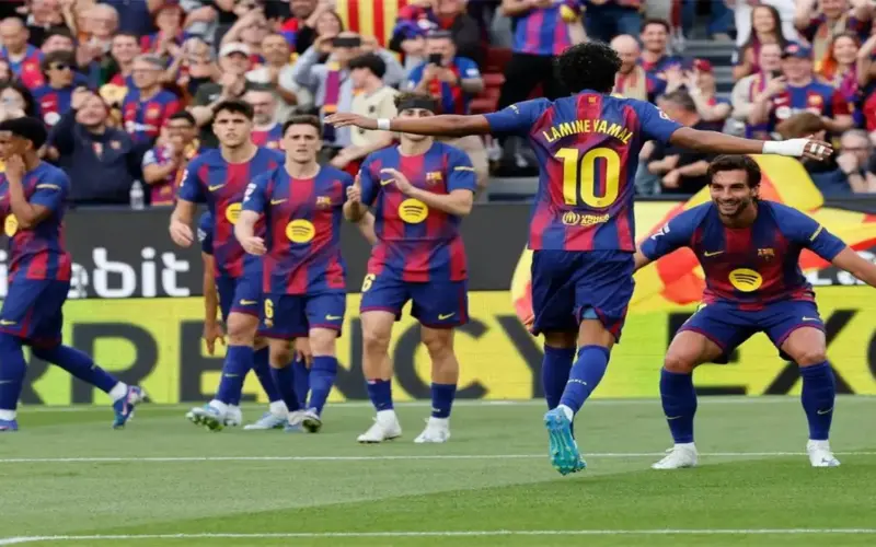 كم عدد النقاط التي يحتاجها برشلونة لضمان لقب الدوري الإسباني رسميًا؟